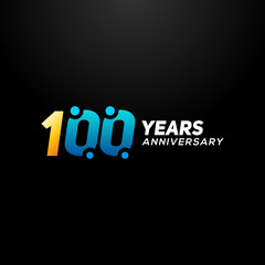 100 Years Anniversary Vector Design