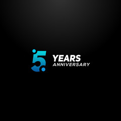 5 Years Anniversary Vector Design