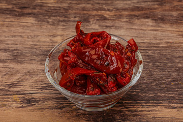 Dried tomato with olive oil