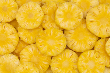 Pineapple slices background
