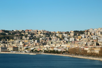 View from Castel dell'Ovo to Napoli, Italy	