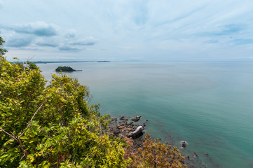 Ocean Landscape of Laem Sing hill scenic point