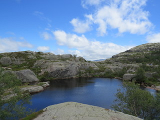 lake in the mountains