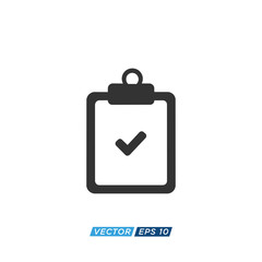 Clipboard Checklist Icon Design Vector