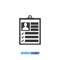 Clipboard Checklist Icon Design Vector