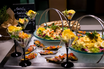 Fresh Food Buffet Brunch Catering Dining Eating