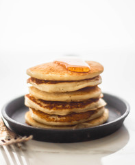 Pancakes , breakfast, brunch, dessert, vegan, food photography, instagram , honey, maple syrup, pretty food , sunday , healthy food, food blog