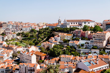Panoramic view on Lisbon, Portugal