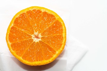 オレンジの輪切り