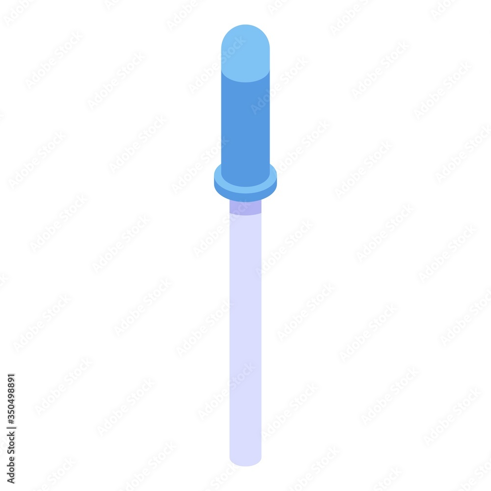 Poster eye drop pipette icon. isometric of eye drop pipette vector icon for web design isolated on white ba