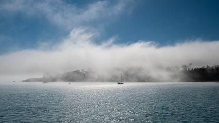 Mist on the sea 