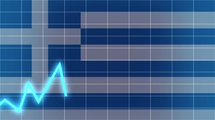 Greece stock market due to coronavirus goes down, economic problems - Powered by Adobe