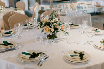 wedding table setting