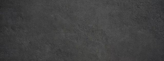 Küchenrückwand glas motiv Schwarzer anthrazitfarbener Stein Betonfliesen Textur Hintergrund Panorama Banner lang © Corri Seizinger