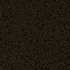 Animal print, dots. Simple seamless black and brown background. Coloring book, page. Scandinavian style, design for wallpaper, fabric, textile,wrapping paper.