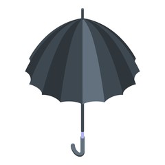 Autumn umbrella icon. Isometric of autumn umbrella vector icon for web design isolated on white background