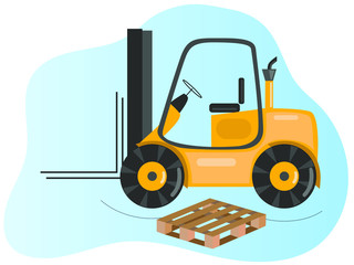 forklift truck and forklift