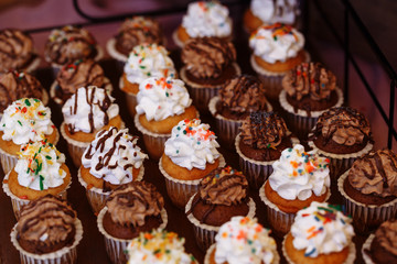 chocolate cake with icing