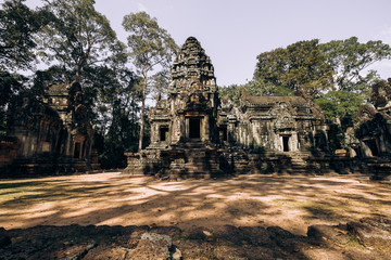 Cambodia. Angkor wat. Antiquity. Ancient architecture. Ancient building. Past. Ruin
