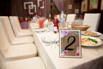 banquet in a restaurant, party in a restaurant
