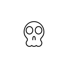 skull, skeleton icon vector illustration