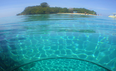 Fototapeta na wymiar paradise island caribbean sea Venezuela