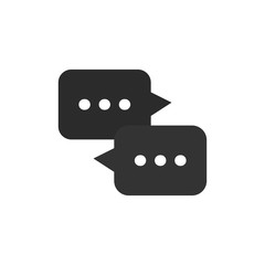 Speech Bubble on white Background. Vector Illustration EPS10