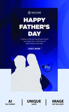  father's day Instagram post banner