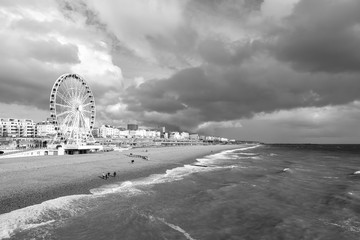 the big wheel on Brighton sea front