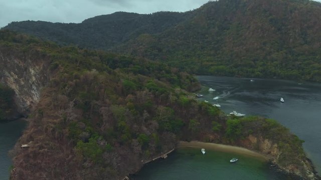 Amazing view of Anse Paoua Bay located in the Bocas del Dragon region between Trinidad and Venezuela