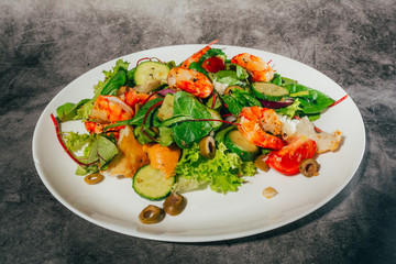 caesar with shrimps