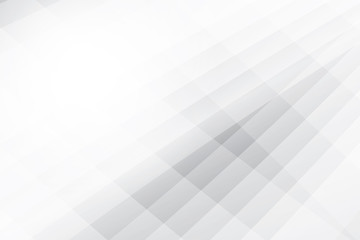 Obraz premium Abstract geometric white and gray color background. Vector, illustration.
