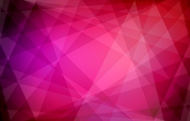 Pink red purple gradient poligonal pattern. Colorful glass abstract texture. Empty background.