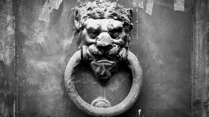 old knocker on a maltese home