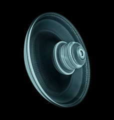 Industrial Steel Cap Isolated On Black Background