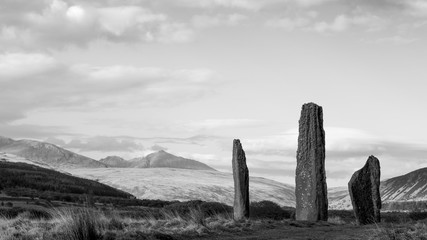 machrie moor standing stones in arran