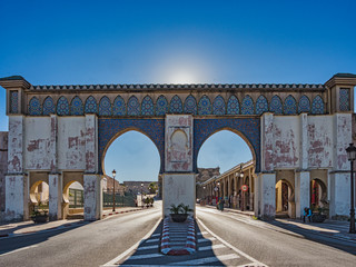 Fototapeta na wymiar Rabat Hauptstadt von Marokko Regierungssitz und und Residenz des Koenigs eine der 4 Koenigsstaedte