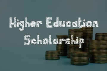 Higher Education Scholarship inscription on the page.