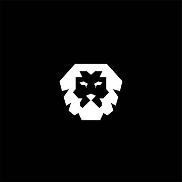 lion king icon logo , Lion logo designs  Vector Image