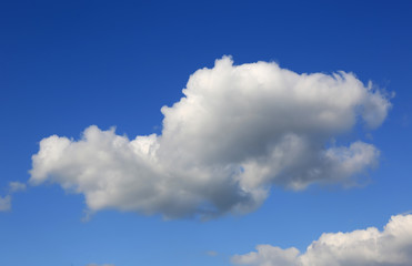 Naklejka na ściany i meble white cloud in sky