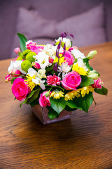 these are bouquets of flowers