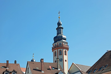 Fototapeta na wymiar Stadtkirche Durlach