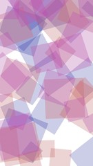 Fototapeta premium Multicolored translucent hexagons on white background. Vertical image orientation. 3D illustration