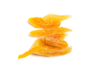 Fototapeta na wymiar Chinese dried cantaloupe fruit slices