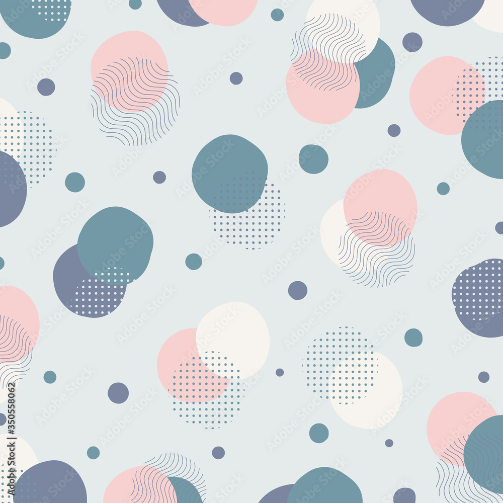 Aufkleber abstract minimal color geometric pattern design artwork background. illustration vector eps10