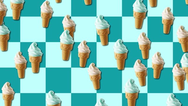 ice cream in a Cup, pastel colors, background, screensaver