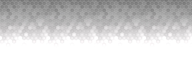 Honeycomb grey abstract background. Vector stock illustration for poster or banner