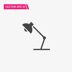 Table Lamp Icon Design, Vector EPS10