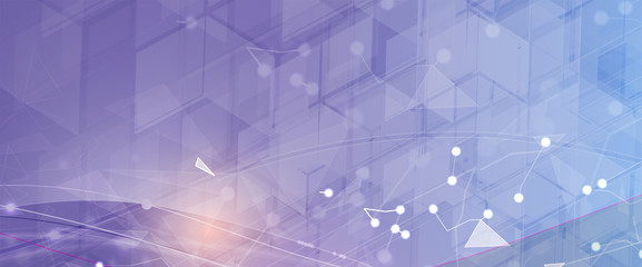 Abstract tech background. Futuristic technology interface