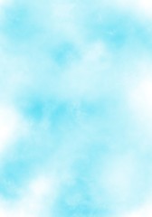 Blue sky watercolour background